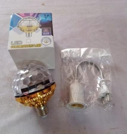 360° Rotating Crystal Disco LED Light with Holder