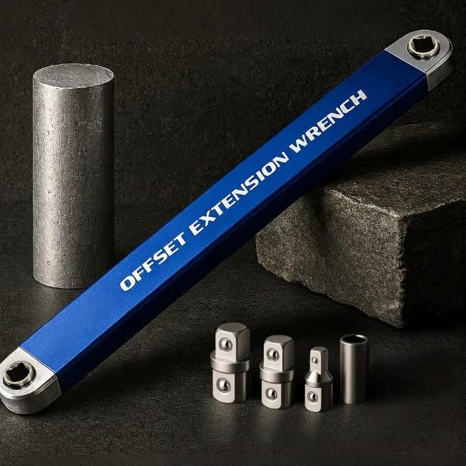 Offset Extension Wrench Tool | Easy Access for Hard-to-Reach Bolts