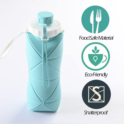Fold-n-Flow™ Silicone Water Bottle