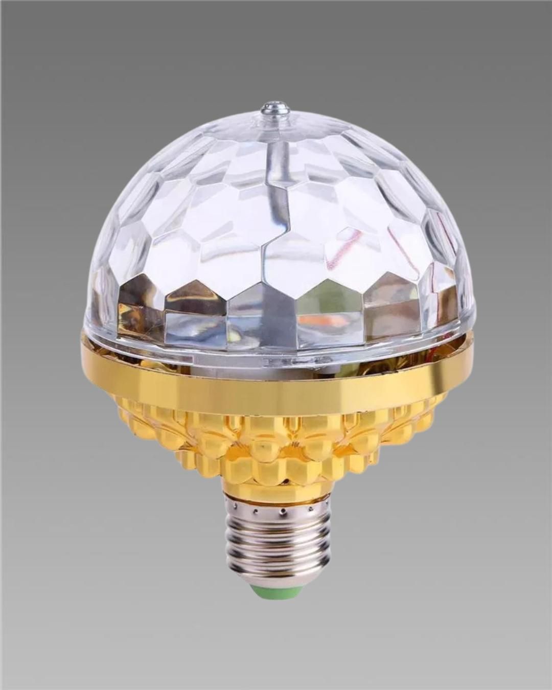 360° Rotating Crystal Disco LED Light with Holder