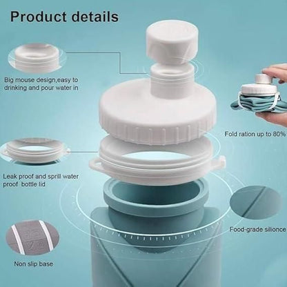 Fold-n-Flow™ Silicone Water Bottle