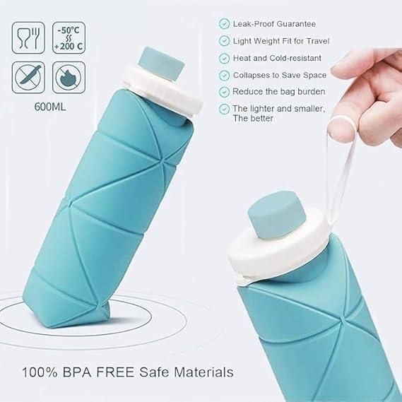 Fold-n-Flow™ Silicone Water Bottle