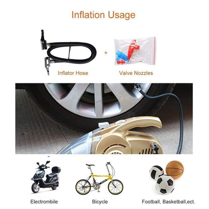 All-in-One Car Vacuum & Air Inflator