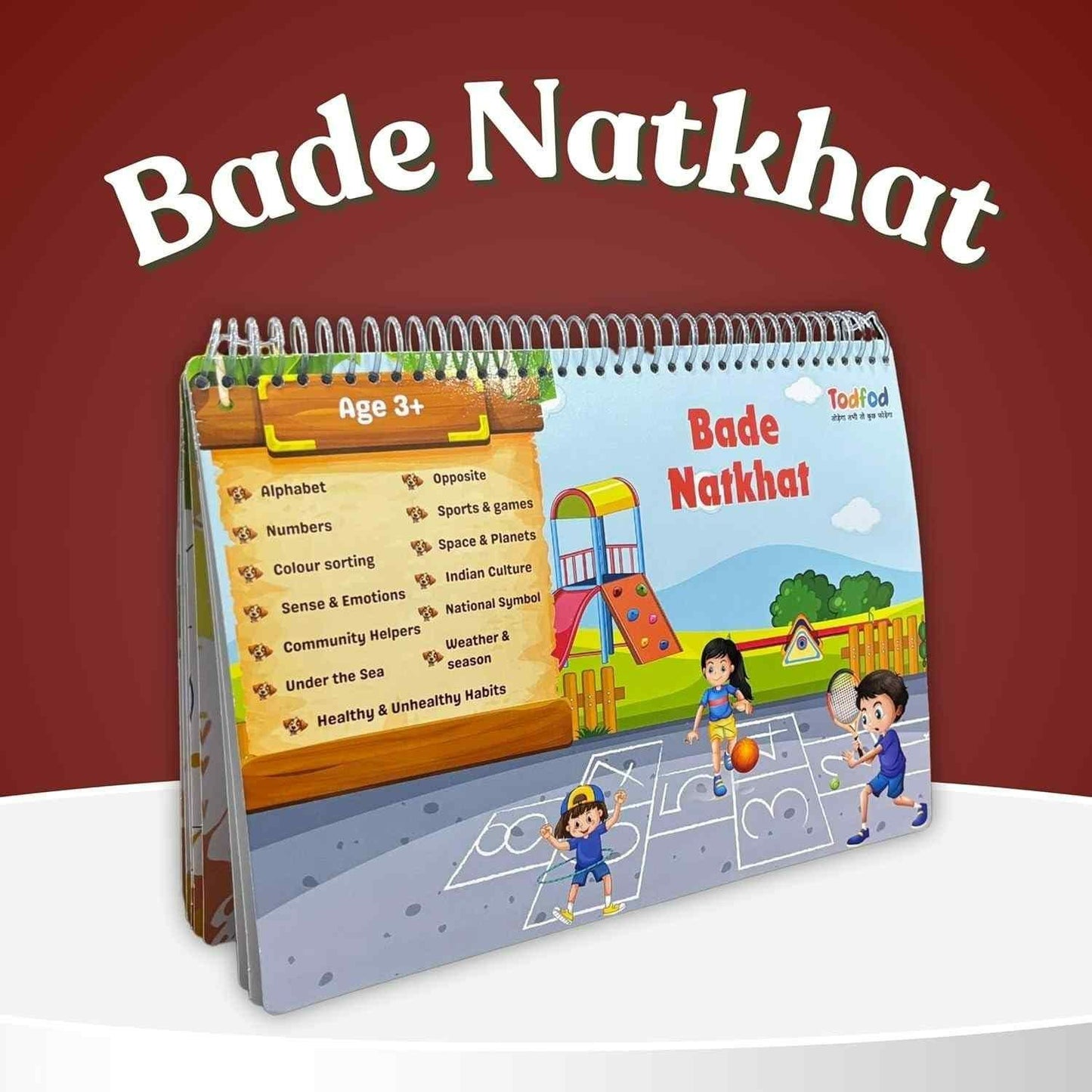 Interactive Learning Activity Book for Kids (3+ Years)