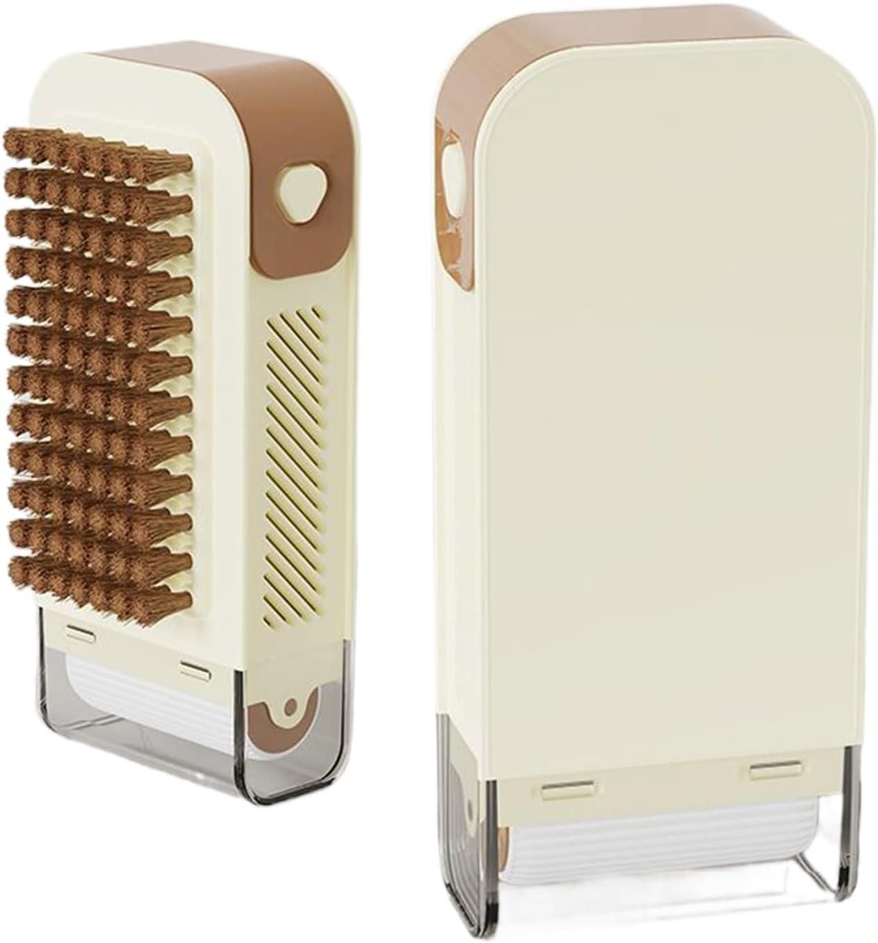 2-in-1 Soap Dispenser with Scrubber Roller