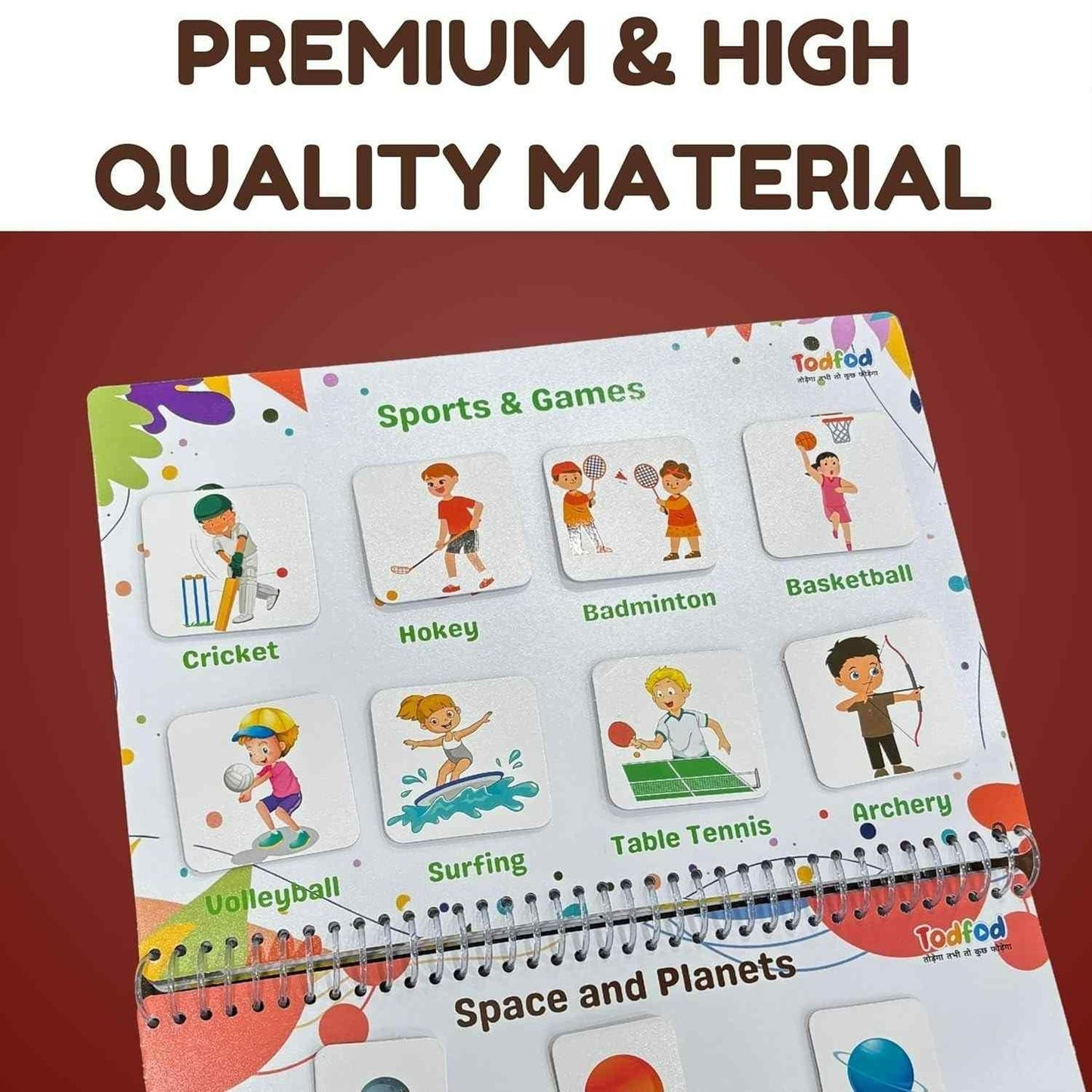 Interactive Learning Activity Book for Kids (3+ Years)