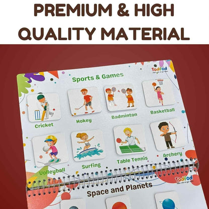 Interactive Learning Activity Book for Kids (3+ Years)