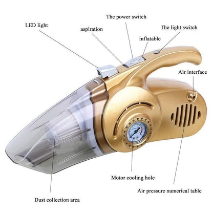 All-in-One Car Vacuum & Air Inflator