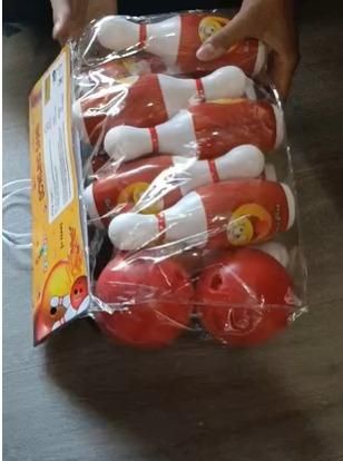 Kids Bowling Play Set (10 Pins + 2 Balls)