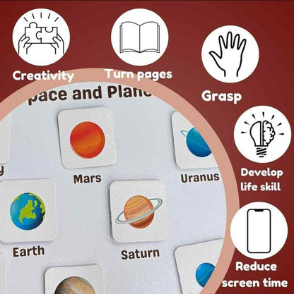 Interactive Learning Activity Book for Kids (3+ Years)