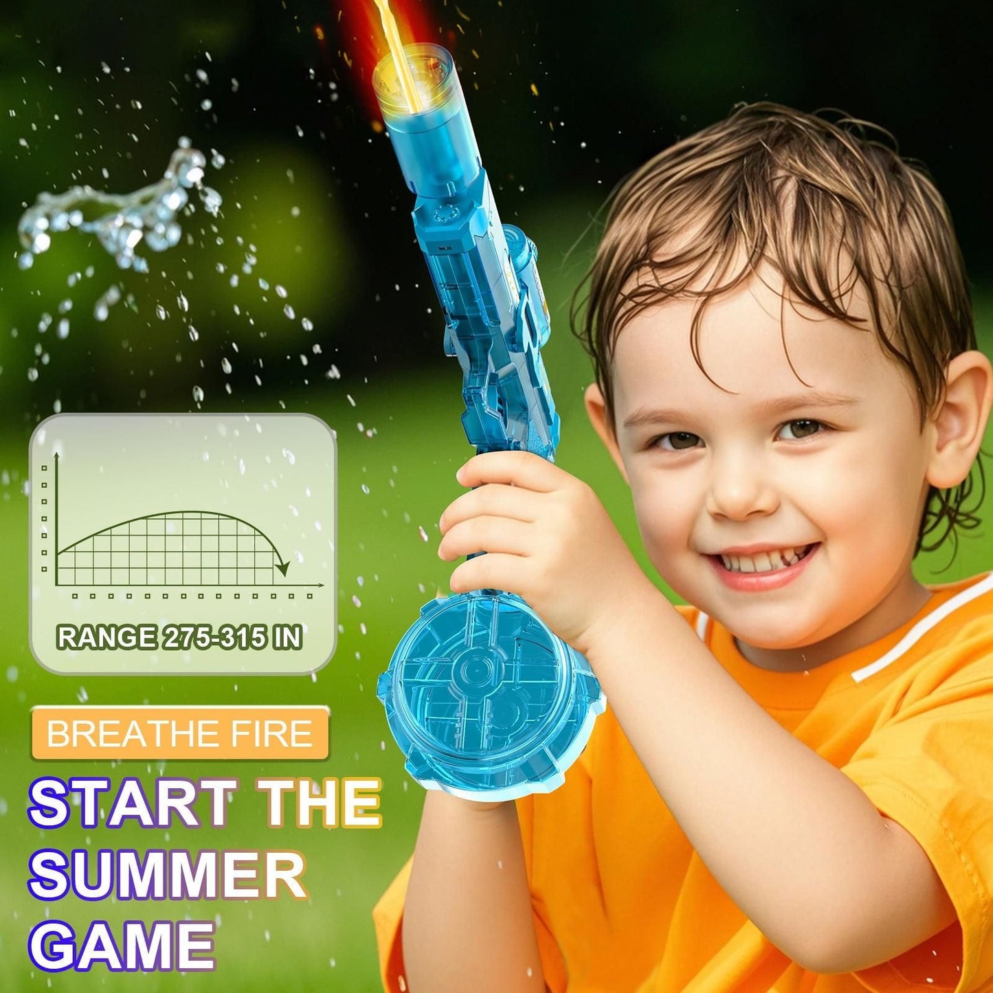 Fire Light Electric Water Gun