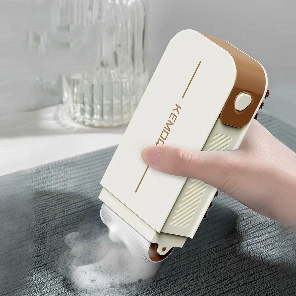 2-in-1 Soap Dispenser with Scrubber Roller