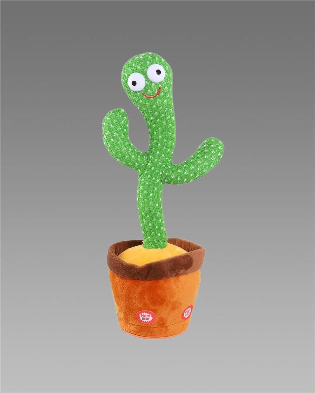 Musical Dancing Cactus Toy with LED Lights
