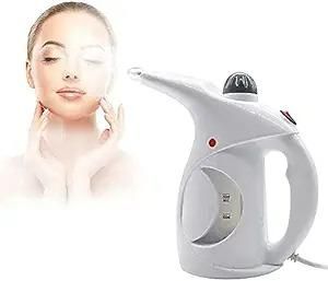 2-in-1 Portable Garment Steamer & Facial Vaporizer – Fast Heat Travel Steam Iron Brush