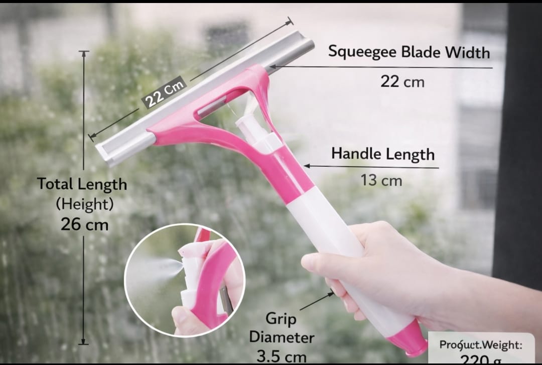 Spray & Wipe Glass Cleaner – Car & Home Window Wiper